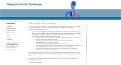 Desktop Screenshot of physiotherapie-wolfgang-hans.de